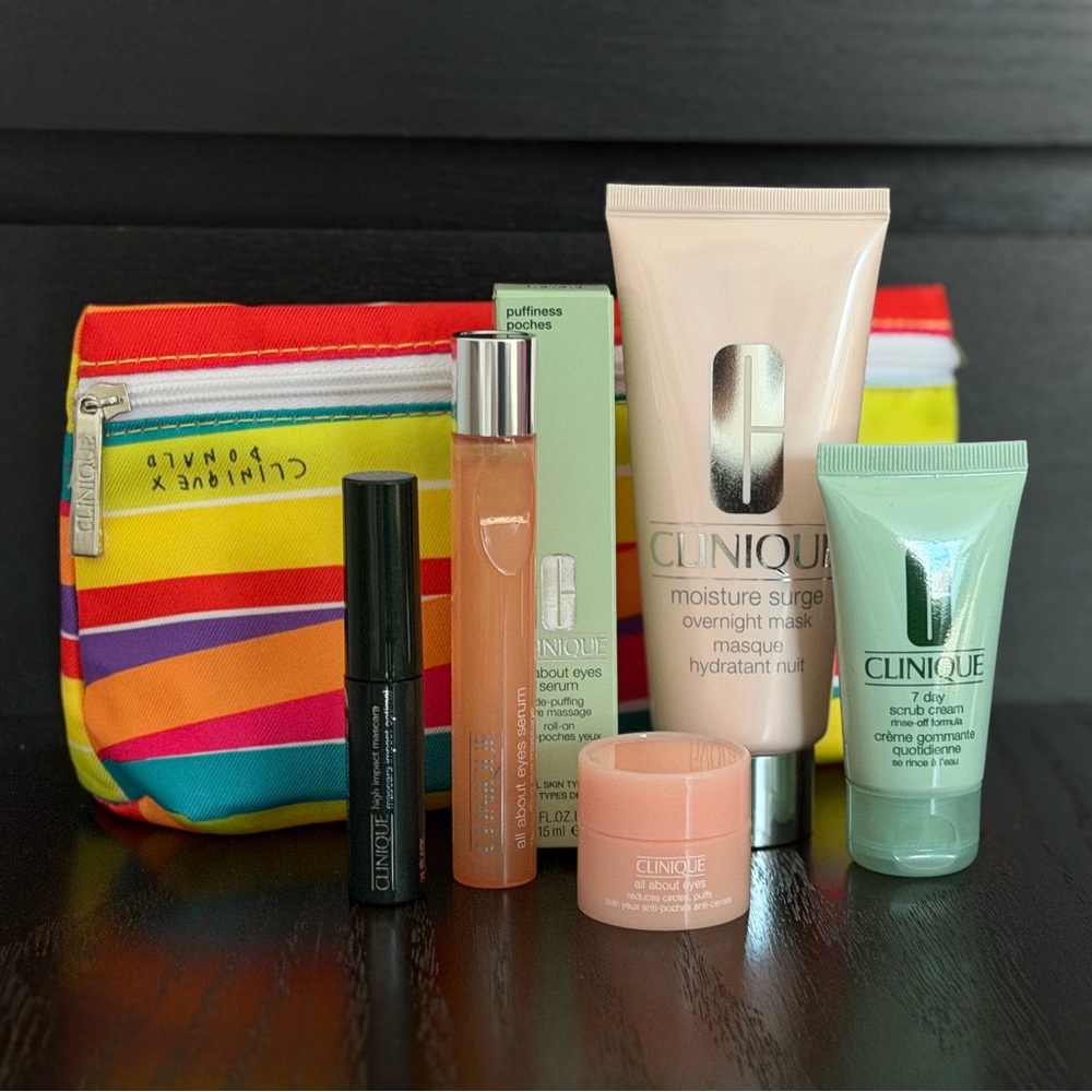 Clinique Full size Moisture Surge mask & All about eyes serum set